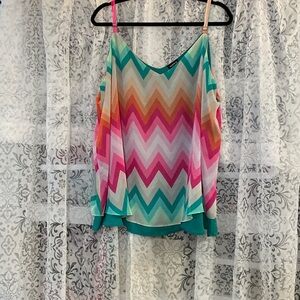 Torrid Vibrant Chevron Camisole